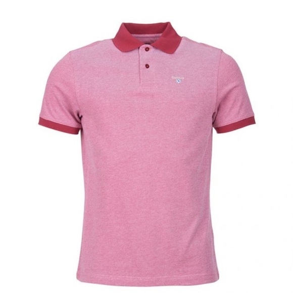 Barbour Sport Polo Shirt with Contrast Collar - Picture 1 of 9